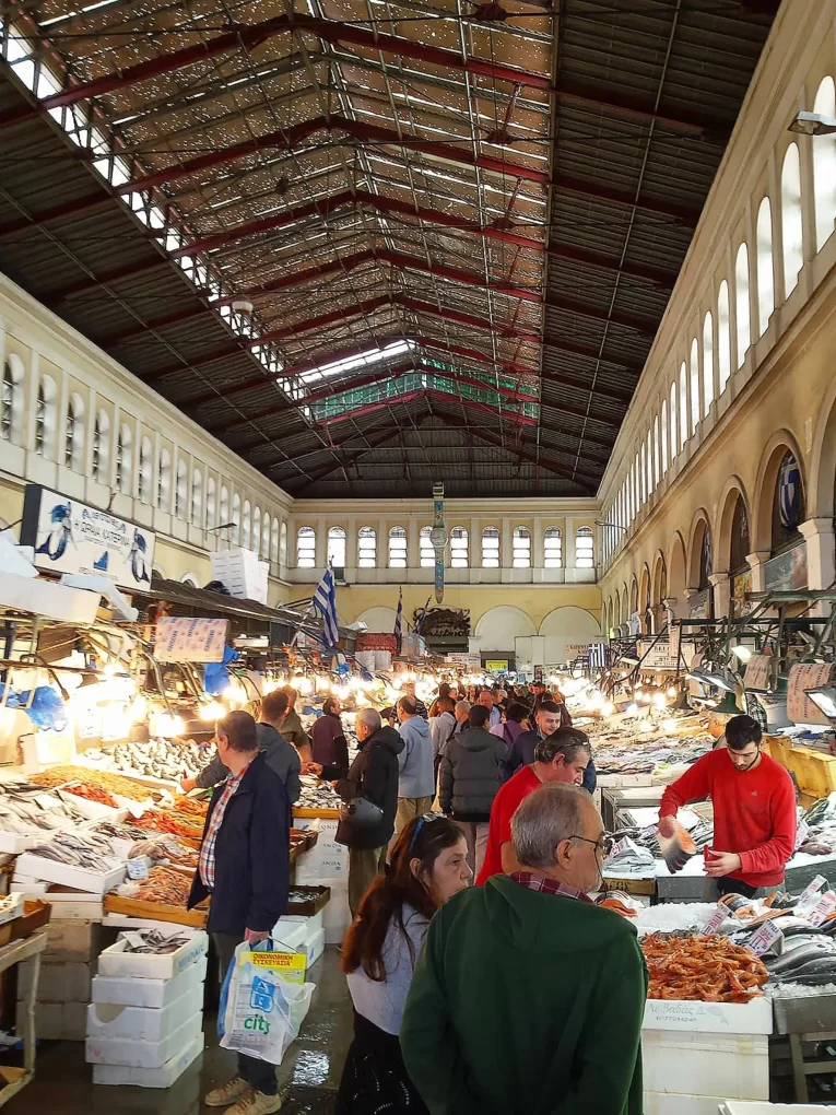 athens varvakios market